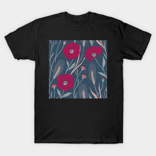 Red Poppy Flowers T-Shirt